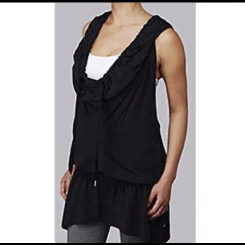 Lululemon Too Cool Hooded Cowl Neck Tunic Tank